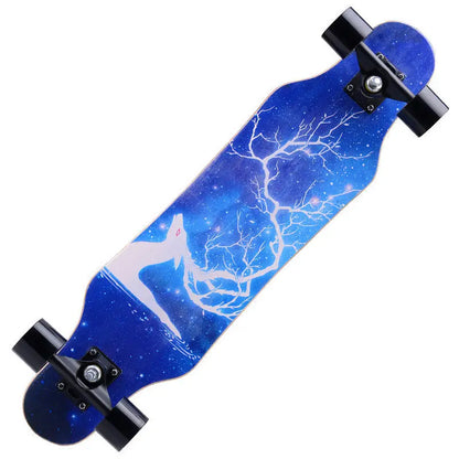 Beginner skateboard maple longboard adult street professional transportation four-wheel road board youth skateboard