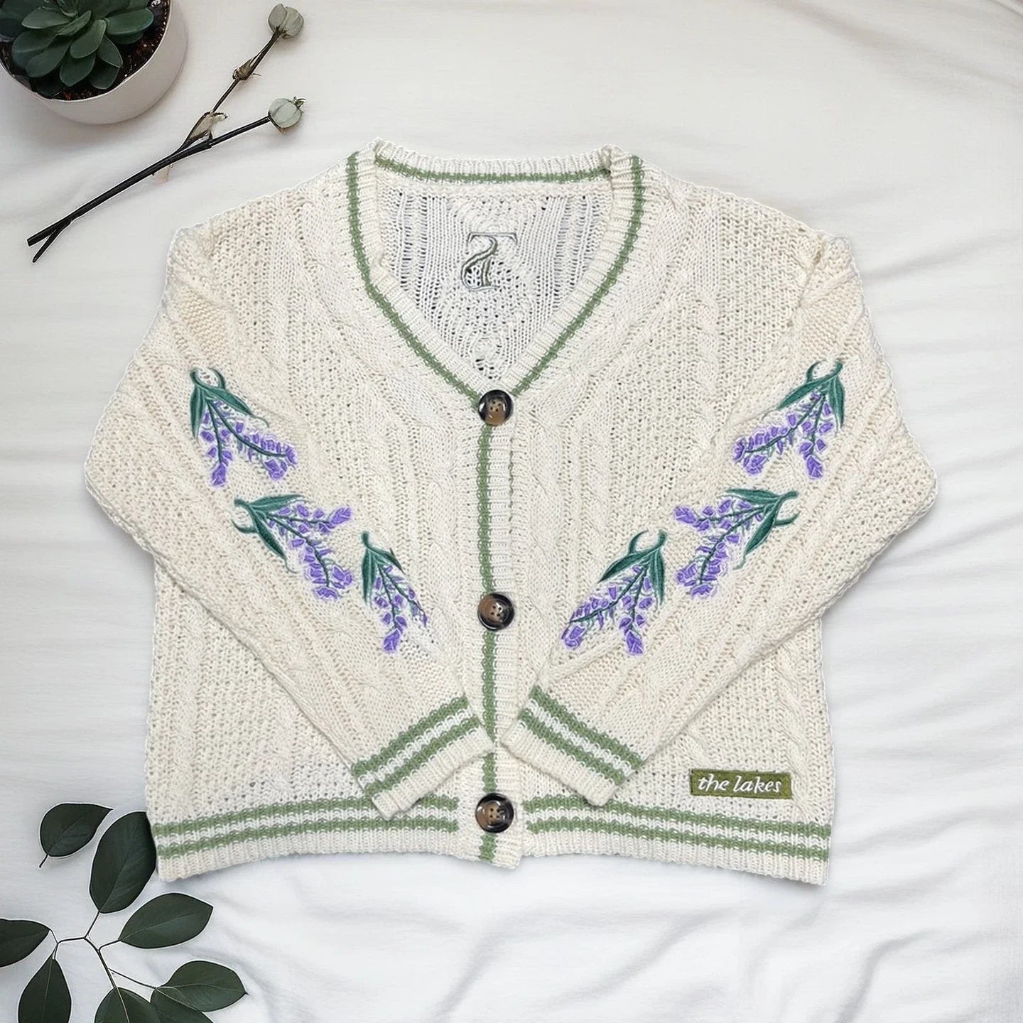 Autumn Red Maple Leaf Embroidered Leaves Knitted Cardigan Women Winter V-neck Single Breasted Show Y2k Style Cardigans Girls