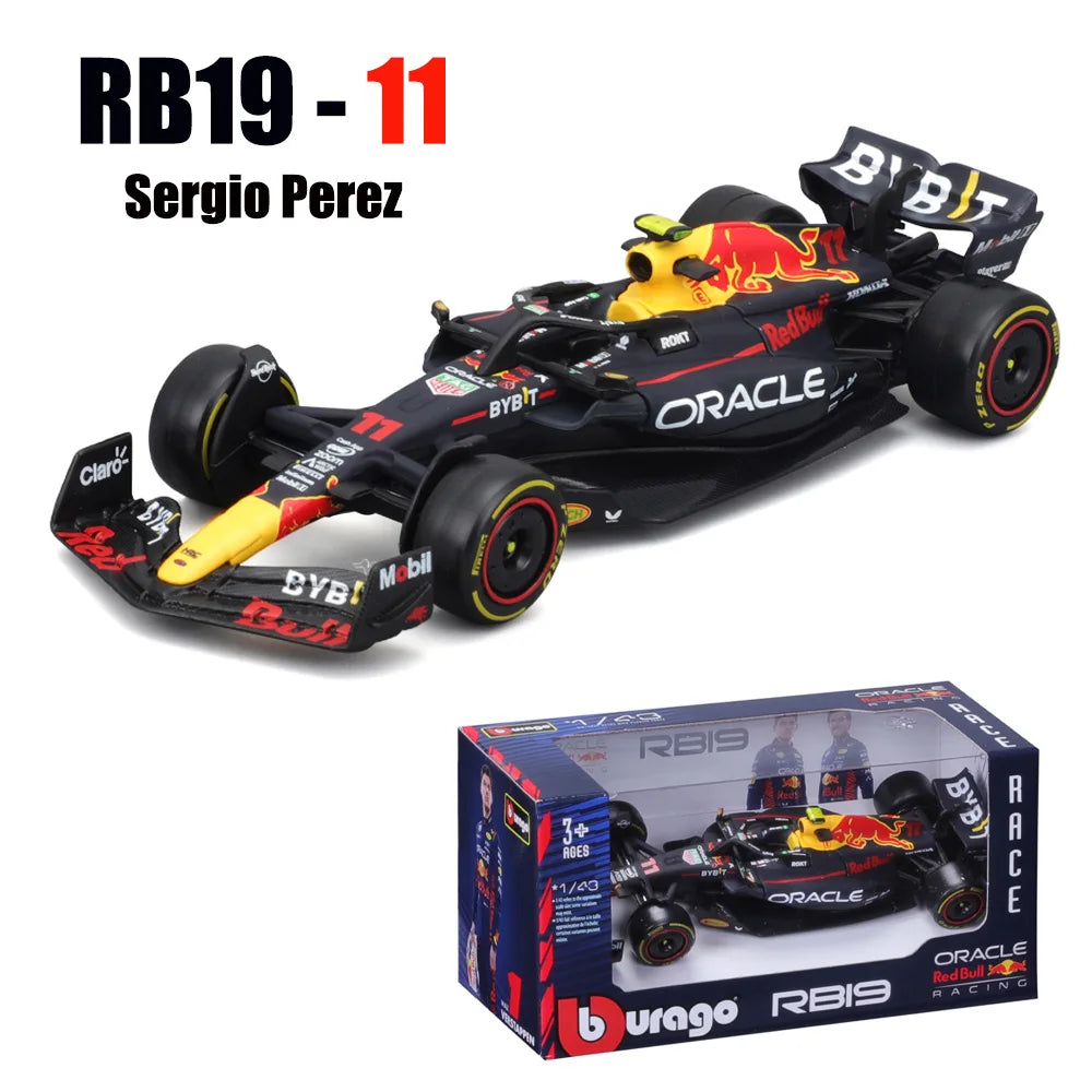 Bburago 1:43 2024 RB20 SF24 W14 W13 SF23 MCL60 RB19 RB18 W12 F1 Racing Formula Car Static Simulation Diecast Alloy Model Car