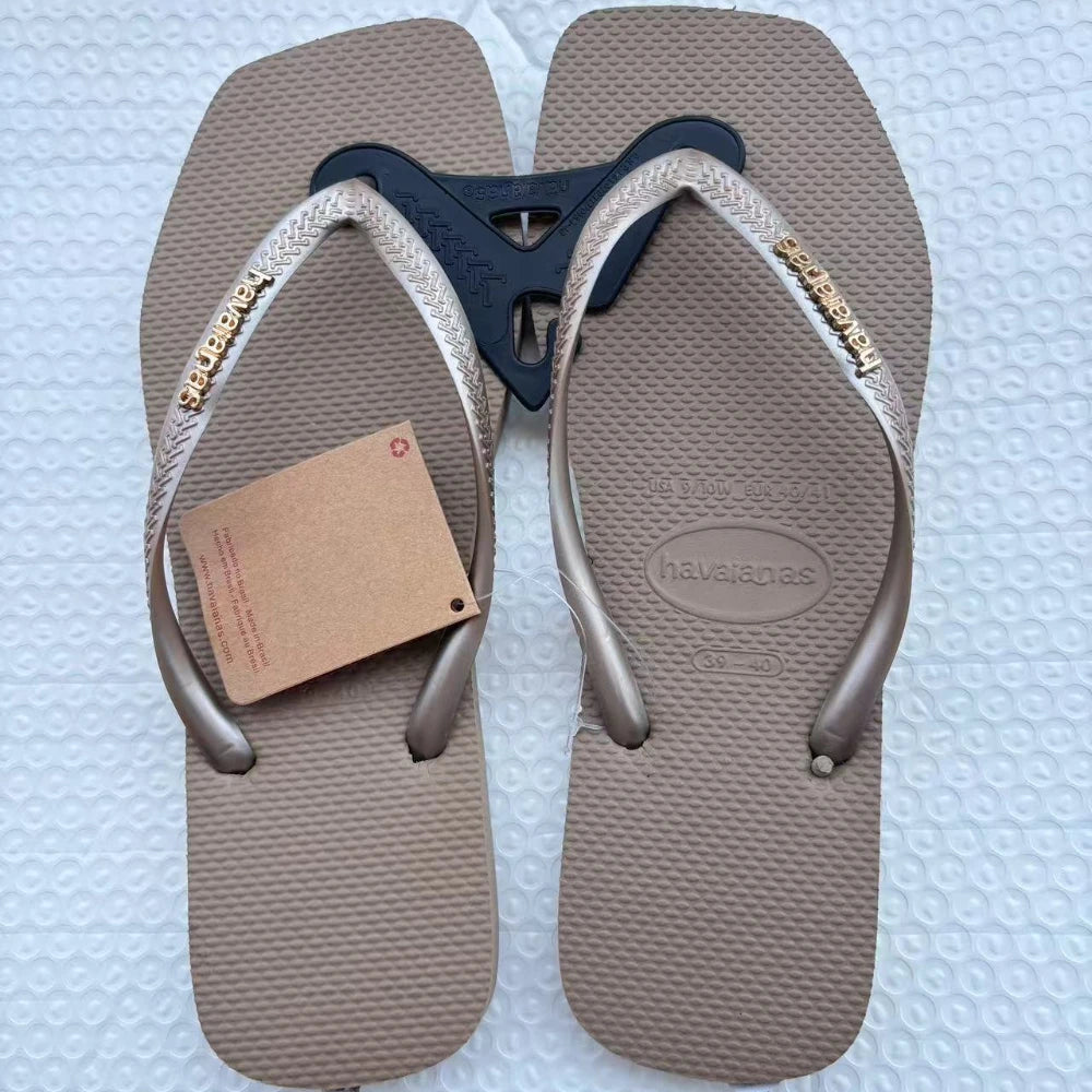 Summer New Women's Flip Flops Summer Outdoor Slippers Travel Outdoor Beach Slippers 2025 Fashion Women's Shoes  zapatos de mujer