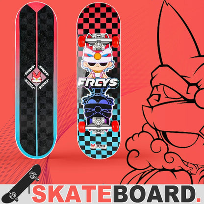 7-Layer High-quality Wood Deck Double Kick Standard Skateboards For kid 30 inch Skateboard Double Kick Skate Board£¬Teen£¬Beginner