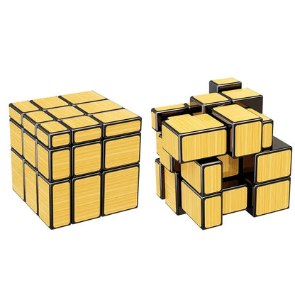 Magic Mirror Cube Gold Silver Professional Speed Cubes Puzzles Speedcube Educational Toys For Children Adults Gifts