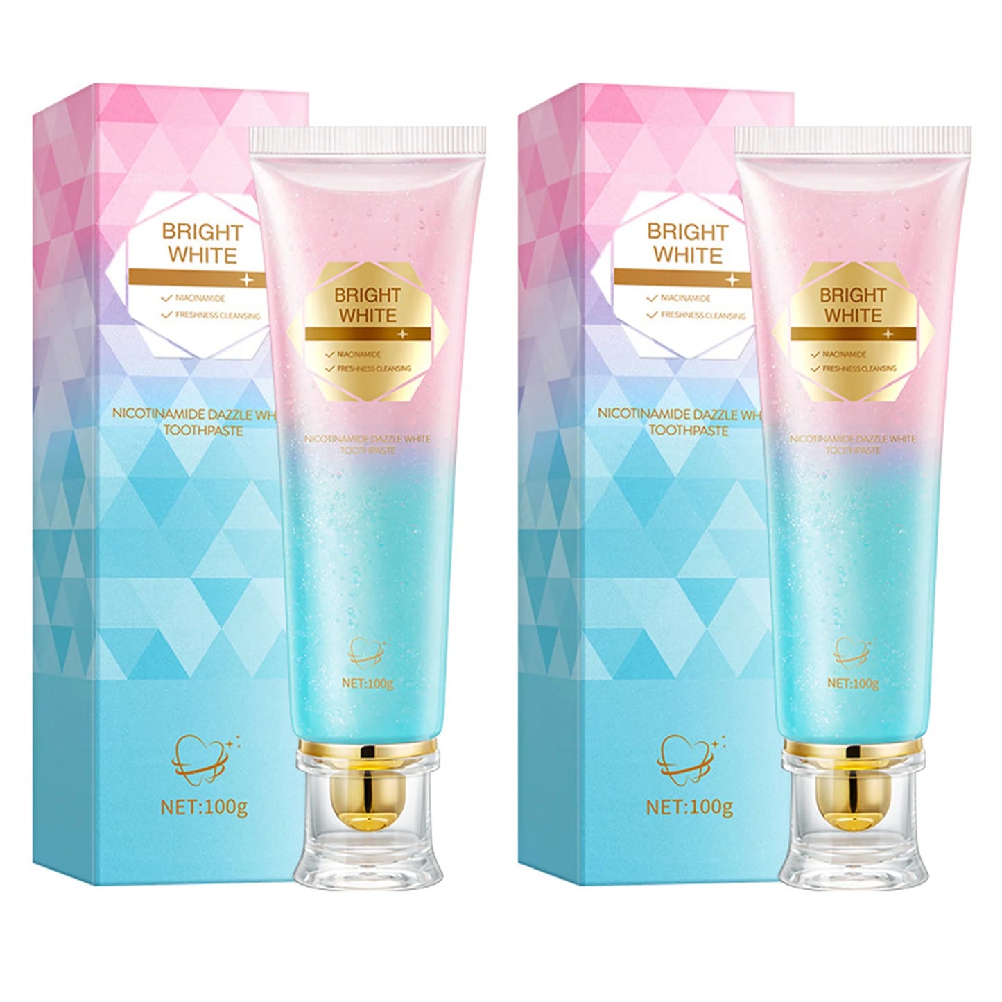 Niacinamide Whitening Toothpaste Intensive Whitens Teeth Protects Enamel Removes Stains & Refreshes Breath Daily Oral Care