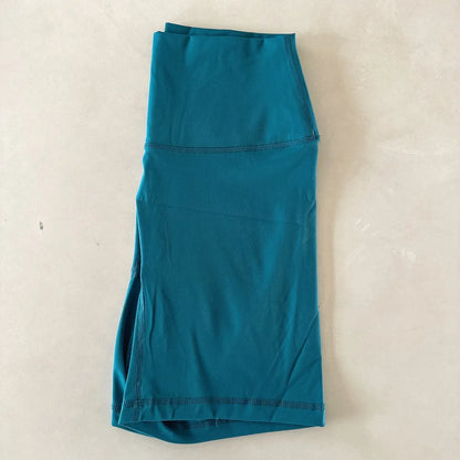 Solid Color Cycling Women Sport Yoga Short leggings Compression Support Sweat-Wickin Comprehensive Training Jog Internal Pocket