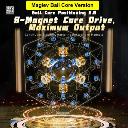 MoYu RS3M V5 3X3 Magnetischer Magic Speed ​​Cube Professionelles Zappelspielzeug RS3 M 2023 V5 Cubo Magico Puzzle 