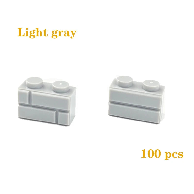 DIY Building Blocks Figures City MOC Thick Wall Bricks Educational Creative Toys for Children Size Compatible with All Brands