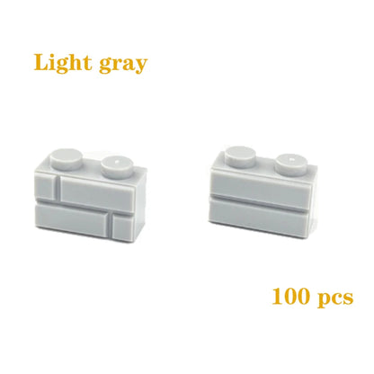 DIY Building Blocks Figures City MOC Thick Wall Bricks Educational Creative Toys for Children Size Compatible with All Brands