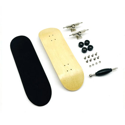 Creative Mini Finger Skateboard Fingerboard Colourful Skatepark Maple Double Rocker Sport Bearings and Palm Slide Board