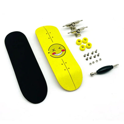 Creative Mini Finger Skateboard Fingerboard Colourful Skatepark Maple Double Rocker Sport Bearings and Palm Slide Board