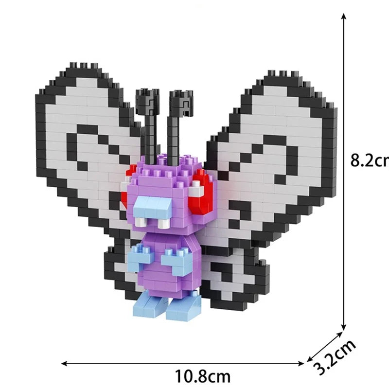 Building Blocks Assembly Anime Picachu Charizard Doll Blastoise Bulbasaur Gengar Bricks Figures Toy for Kid Gift hot