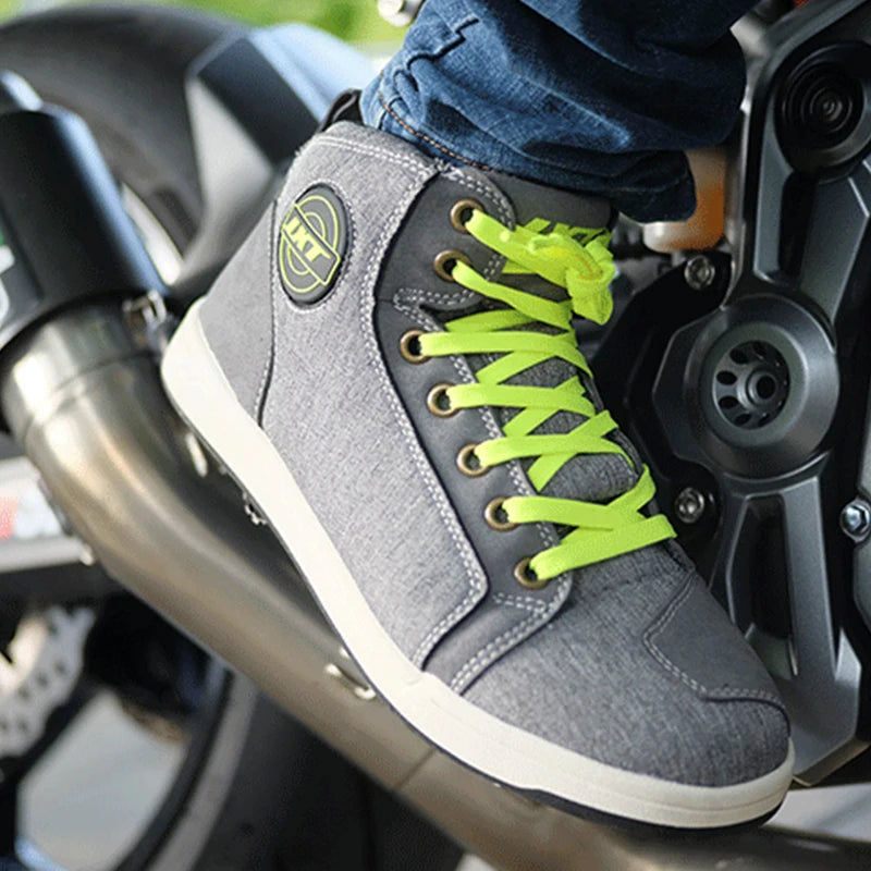 JXT WOLF motorcycle riding shoes men's and women's casual short boots fall-proof breathable riding boots protective shoes