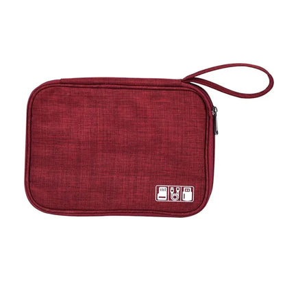 Multi-function Travel Storage Bags Polyester Waterproof Zipper Pack Data Arrange Bag Office Portable Organizer Case Card Package