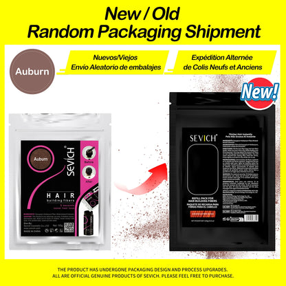 SEVICH Hair Fiber 100g Keratin Hair Fiber Thickening powder Hair Building Fiber Spray Instant Regrowth Powder Hair Loss Conceale