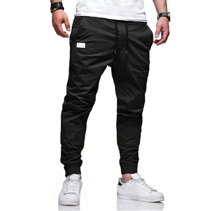 2025 NEW Spring Autumn Slim Men Pants sports casual Joggers trousers Mens Solid Color Straight Pants thin Woven Daily Sweatpants