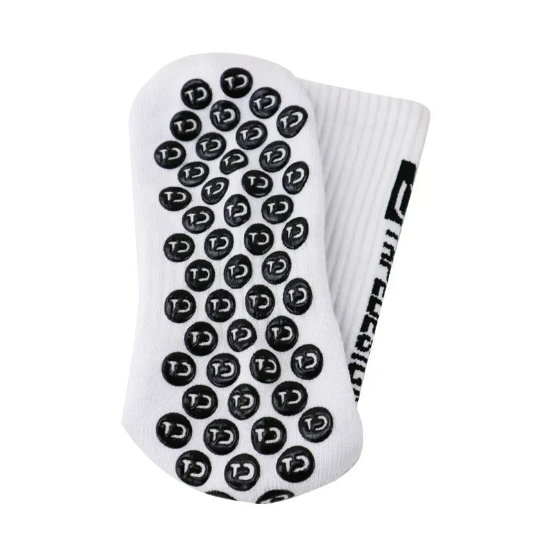 Professional Anti-slip Football Socks Men Women Non-slip Soccer Basketball Tennis Sport Socks Grip Cycling Riding Socks 1 Pair
