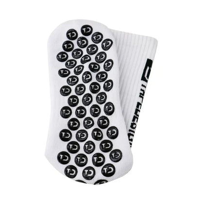 Professional Anti-slip Football Socks Men Women Non-slip Soccer Basketball Tennis Sport Socks Grip Cycling Riding Socks 1 Pair