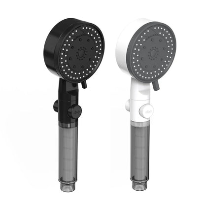 10 Spray One Touch Stop Filtered Shower Head High-Pressure Handheld Water Saving Showerhead Fall Resistance Bath Shower Nozzle