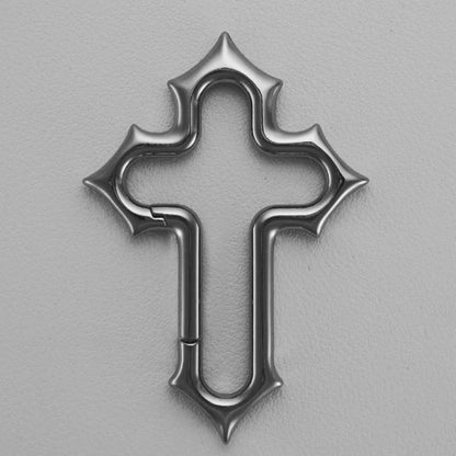 New Star Essential Icon Carabiner Keychain Blackout Women Men High Quality Oval Solid Belt Buckle Unisex Couple Sliver Key Ring