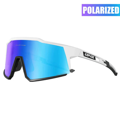 Kapvoe Cycling Glasses Polarized MTB Road Bike Glasses UV400 Protection Sunglasses Ultra Light Sport Eyewear Equipment