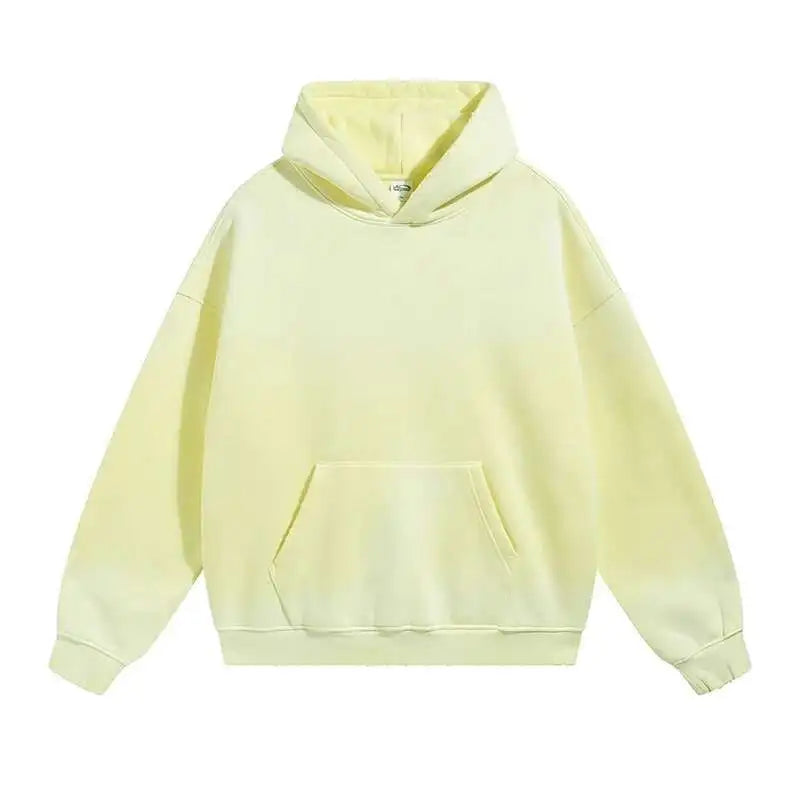 IEFB Spring New Trendy Sets Washed Sweatshirt Sweatpants Splash-ink Spray Dye Velvet Hoodies Autumn Male Wear Menwear 9W125