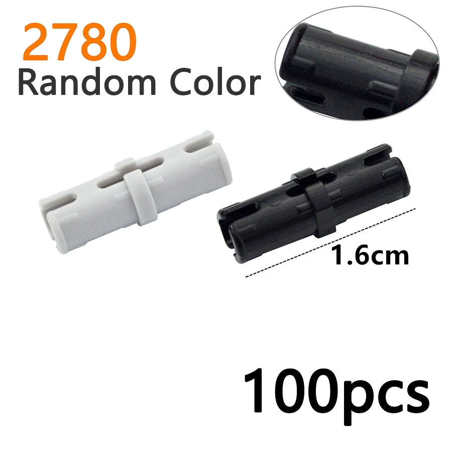 MOC Bolt Pin with Friction Peg Cross Axle Technical Building Blocks DIY Connector Bricks Compatible 2780 3673 77765 32556  32054