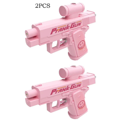 Outdoor Summer Water 2-Way Squirt Gun - Press & Spray Water Gun,Reverse Splash Toy for Prank Fun,Stress Relief, Water Fight Game