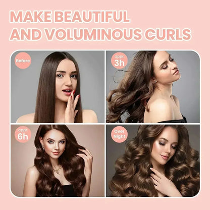 Heatless Hair Curlers Curling Rod Headband No Heat Hair Rollers Lazy Curls with Hook Sleeping Soft Flexi Rod Hair Styling Tools