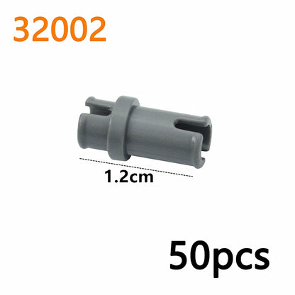 MOC Bolt Pin with Friction Peg Cross Axle Technical Building Blocks DIY Connector Bricks Compatible 2780 3673 77765 32556  32054