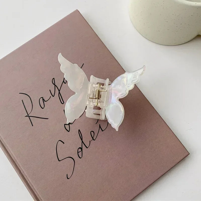 Acetate Butterfly Hair Claw Colorful French Style Hair Styling Tools Accessories Retro Elegant Hair Clamps Women Sweet Hairpins