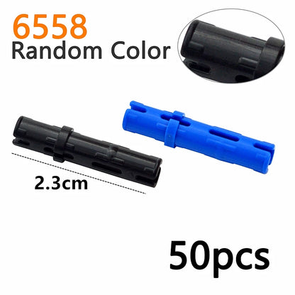 MOC Bolt Pin with Friction Peg Cross Axle Technical Building Blocks DIY Connector Bricks Compatible 2780 3673 77765 32556  32054