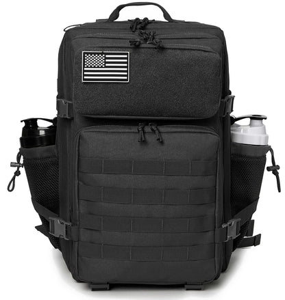 45L Molle Tactical Backpack Bag Hunting MOLLE Backpack GYM For Men EDC Outdoor Hiking Survival Rucksack Witch Bottle Holder