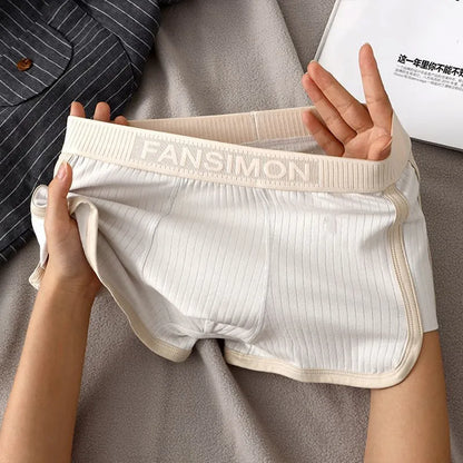 Men's Panties Boxer Shorts Underwear Sexy Striped Man Male Boxers Homme U Convex Shorts Lingerie Boxershorts Underpants