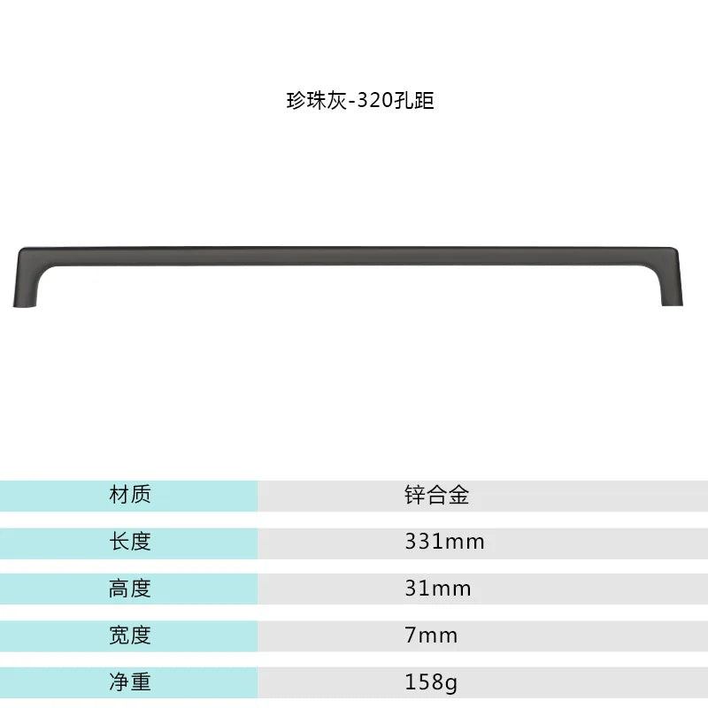 WV Modern Minimalist Pulls Cupboard Dressers Brass Gold Cabinet Door Handles Closet Drawer Knobs Kitchen Furniture Hardware