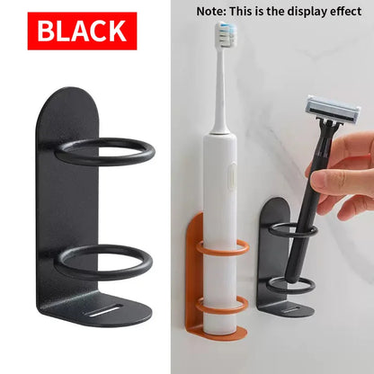 Multi functional toothbrush holder made of metal material, no drilling wall mounted, suitable for home, bathroom, toiletries, to