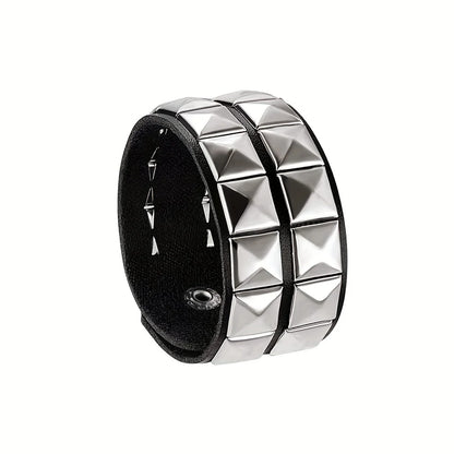 Punk Hip-Hop Gothic Nail Bracelet Rivets Casual Couple Bracelet Party New Year's Christmas Valentine's Day Birthday Gift