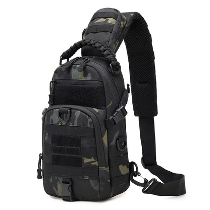 Men's Camping Chest Bag Tactical Sports Shoulder Outdoor Fanny Pack Hiking Climbing Cycling Fishing MOLLE System Sling Bags