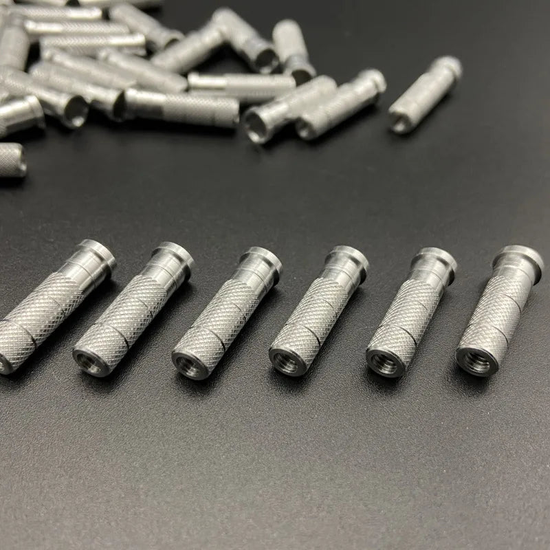 50pc/lot  Top Quality Aluminium Insert Fit Inner Diameter  6.2 mm Carbon Arrows Fiberglass Archery Shaft For Hunting Shooting