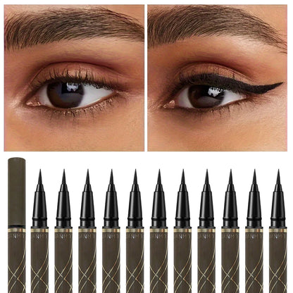 Slim Gel Eyeliner Pen ¨C Smooth & Waterproof, Smudge-Proof, High-Pigment, Easy Glide, Multi-Color, Long-Lasting Eye Makeup