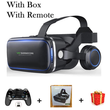 Shinecon 6.0 Casque VR Virtual Reality Glasses 3D Goggles Headset Helmet For Smartphone Smart Phone Viar Binoculars Video Game