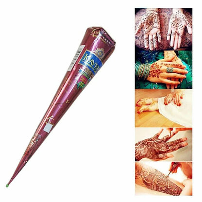 1/3 pcs pure natural organic brown henna cream, brown henna tattoo cream, temporary tattoo, henna tattoo cream semi-permanent he