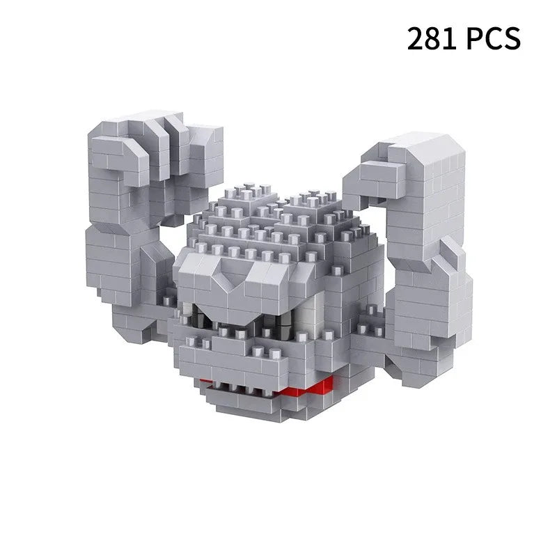 Building Blocks Assembly Anime Picachu Charizard Doll Blastoise Bulbasaur Gengar Bricks Figures Toy for Kid Gift hot