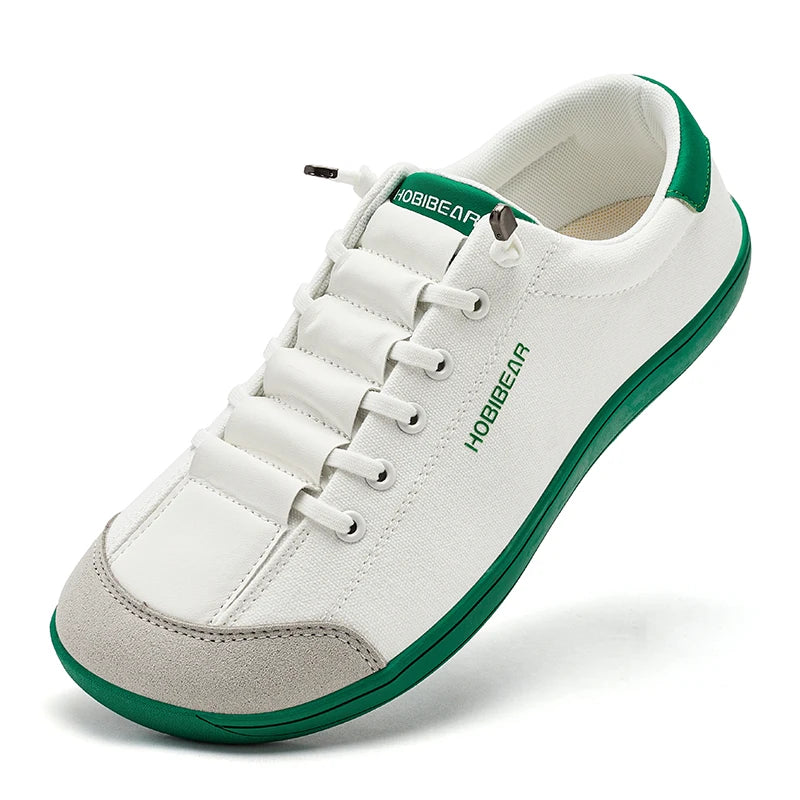 HOBIBEAR Womens Mens Barefoot Shoes | Zero Drop | Wide Toe Casual Canvas Sneakers Minimalist Walking Shoes