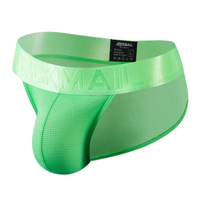 Sexy Man's Underwear Briefs Underpants Nylon Mesh Quick Dry Men's Briefs Bikini Slip Men's Tanga Briefs Nylon  SPANDEX