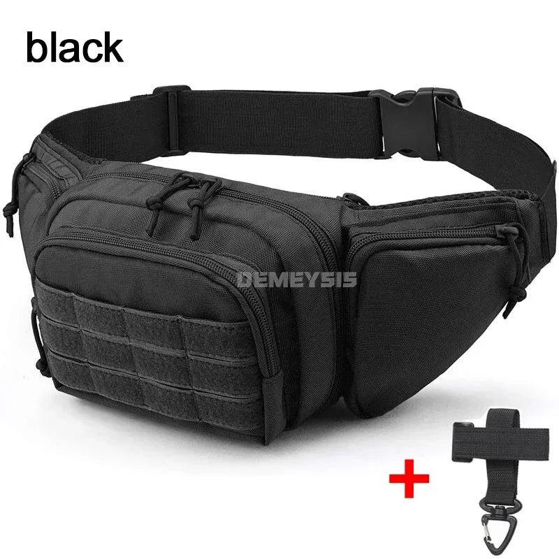 Tactical Gun Waist Bag Holster Chest Training Hiking Shooting Hunting Pistol Holster Bag Cs Airsoft Paintball Combat Bags