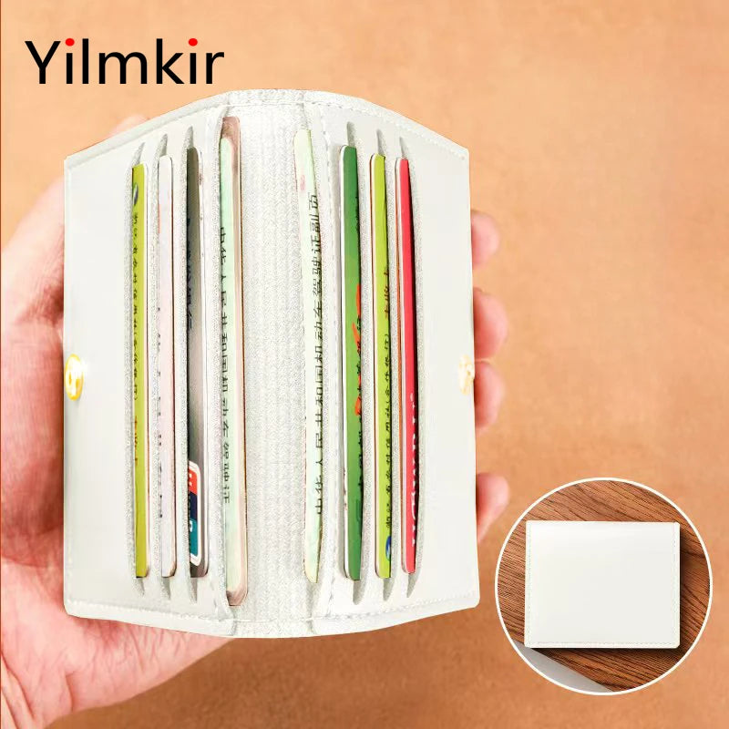 Simplicity Card Holder Wallet for Women RFID Bank Card Driver's License Case Stylish Men Convenient Coin Purse