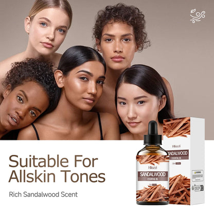 Sandalwood essential oil facial skin care oil moisturizing body care massage oil aromatherapy essential oil