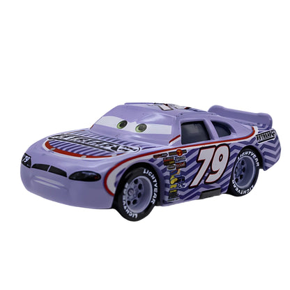 Disney Pixar Cars 3 Lightning Mcqueen Smokey Chick Hicks Collection 1:55 Diecast Vehicles Alloy Car Toys Model For Children Gift