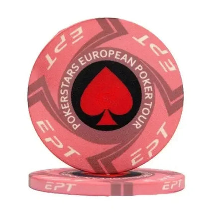 10 Pcs Portable Convenient Professional Sports Ceramic Chips Chess Poker Match Club Special Entertainment Equipment