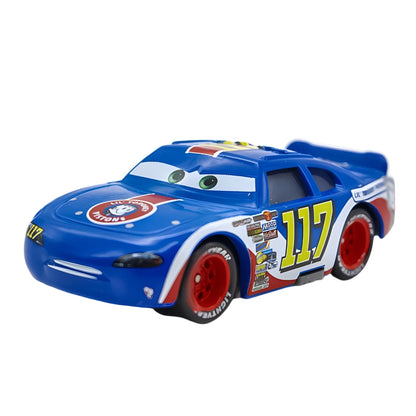 Disney Pixar Cars 3 Lightning Mcqueen Smokey Chick Hicks Collection 1:55 Diecast Vehicles Alloy Car Toys Model For Children Gift