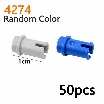 MOC Bolt Pin with Friction Peg Cross Axle Technical Building Blocks DIY Connector Bricks Compatible 2780 3673 77765 32556  32054